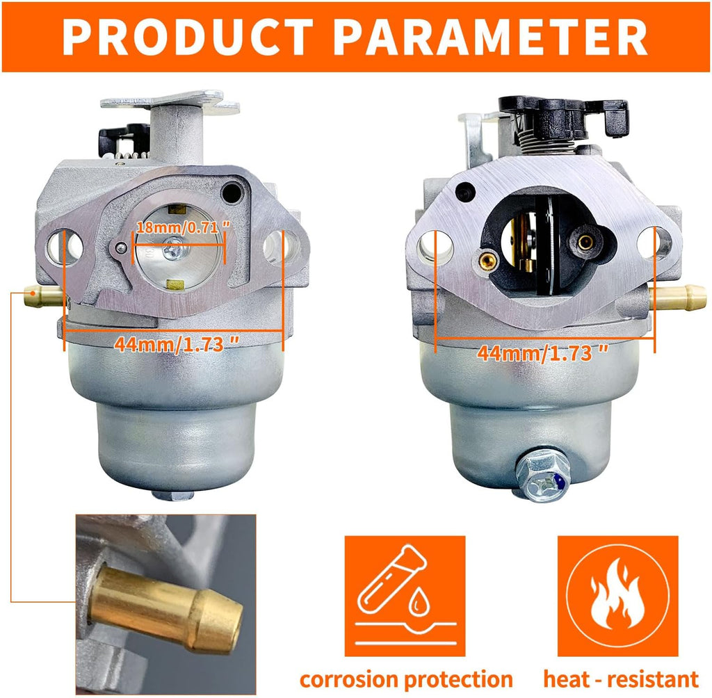 Ruixing OEM GCV160 Manual Choke Carburetor for Honda GCV 160 GCV160A GCV160LA GCV160LE GCV160LA0 Engine HRT216 HRB216 HRR216 HRS216 HRZ216 Lawn Mower Pressure Washer 16100-Z0L-023 16100-ZM0-804