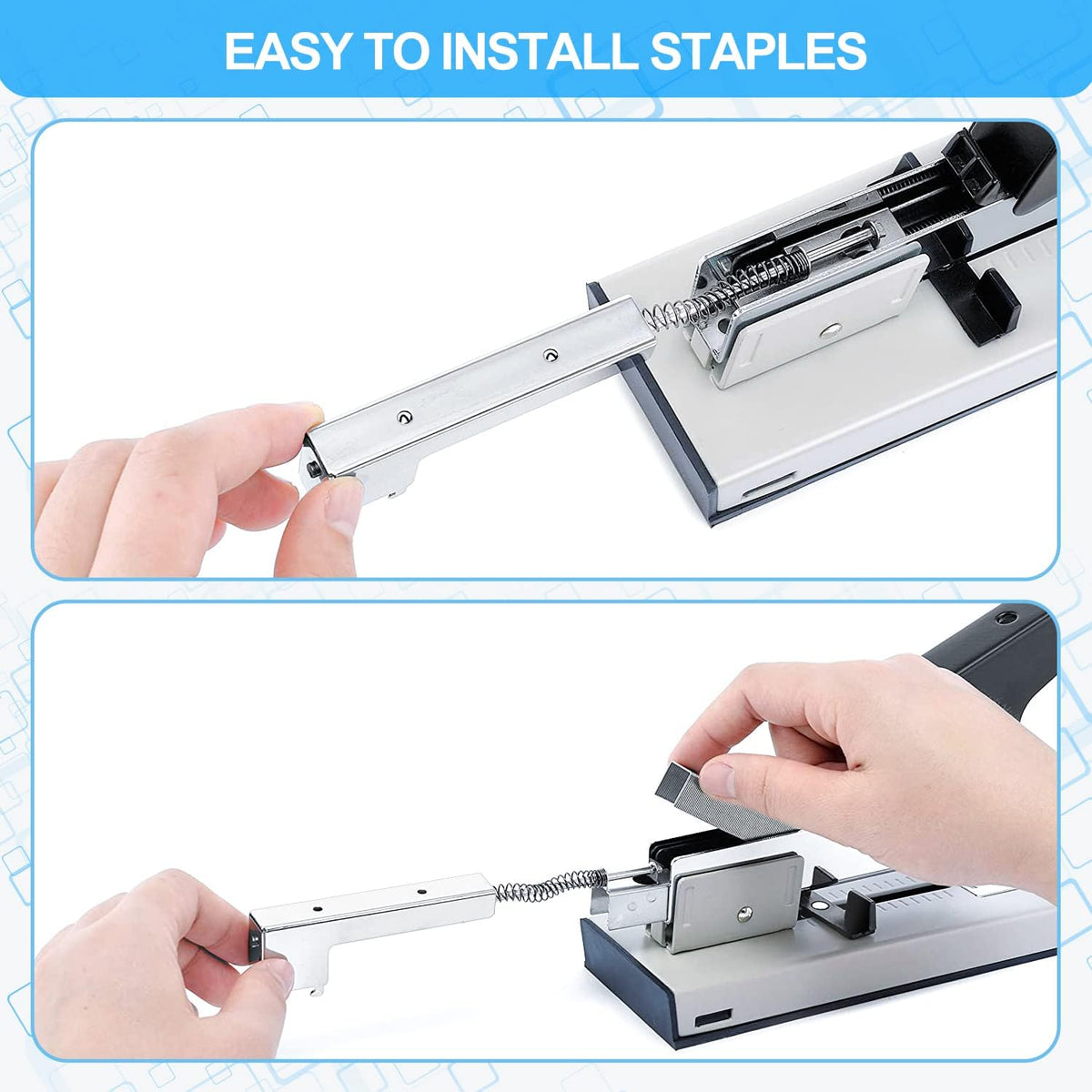 Heavy Duty Stapler,240 Sheet Capacity Office Stapler,Nextlifei Effortless Desk Stapler with 4000 Heavy Duty