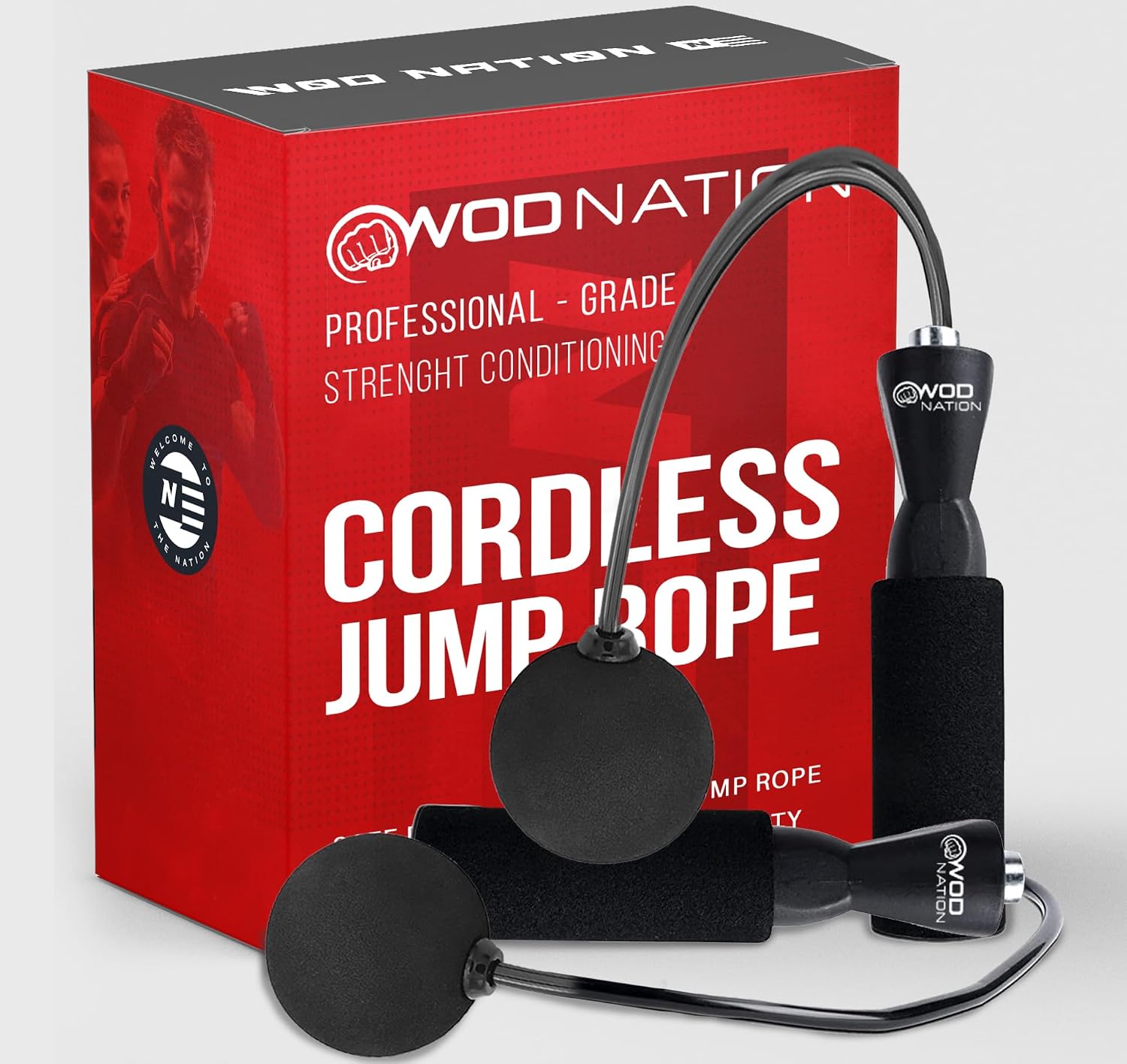 Ropeless Jump Rope for Men & Women - Cordless Jump Ropes for Fitness