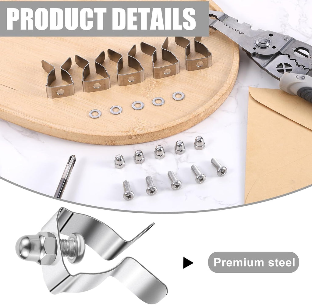 6pcs Window Well Cover Clips, Well Cover Clips Window Clips