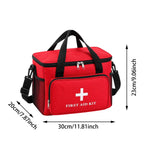 Empty First Aid Bag Multipurpose First Aid Kit，Red