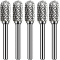 OSIDU Tungsten Carbide Rotary Burr Bit 1/4" Shank SC-3 Die Grinder Bits