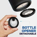Chubby Buddy Beer Bottle Cooler - Fits 12 oz Bottles (Black)