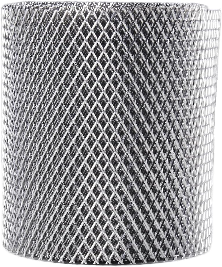 5 inch Gutter Guard Mesh Roll, Aluminum Gutter Screen Leaf Guard Rain Gutter Covers downspout Guard(50feet).