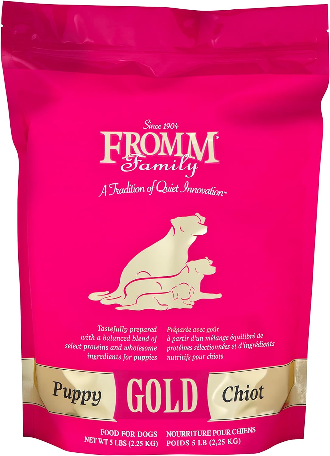 Puppy Gold Premium Dry Dog Food - Chicken Recipe - 5 lb