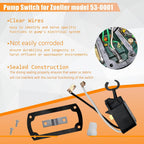 004892 Effluent Pump Switch Compatible with Zoeller 53-0001 Pump, Mechanical Switch Assembly with Gasket