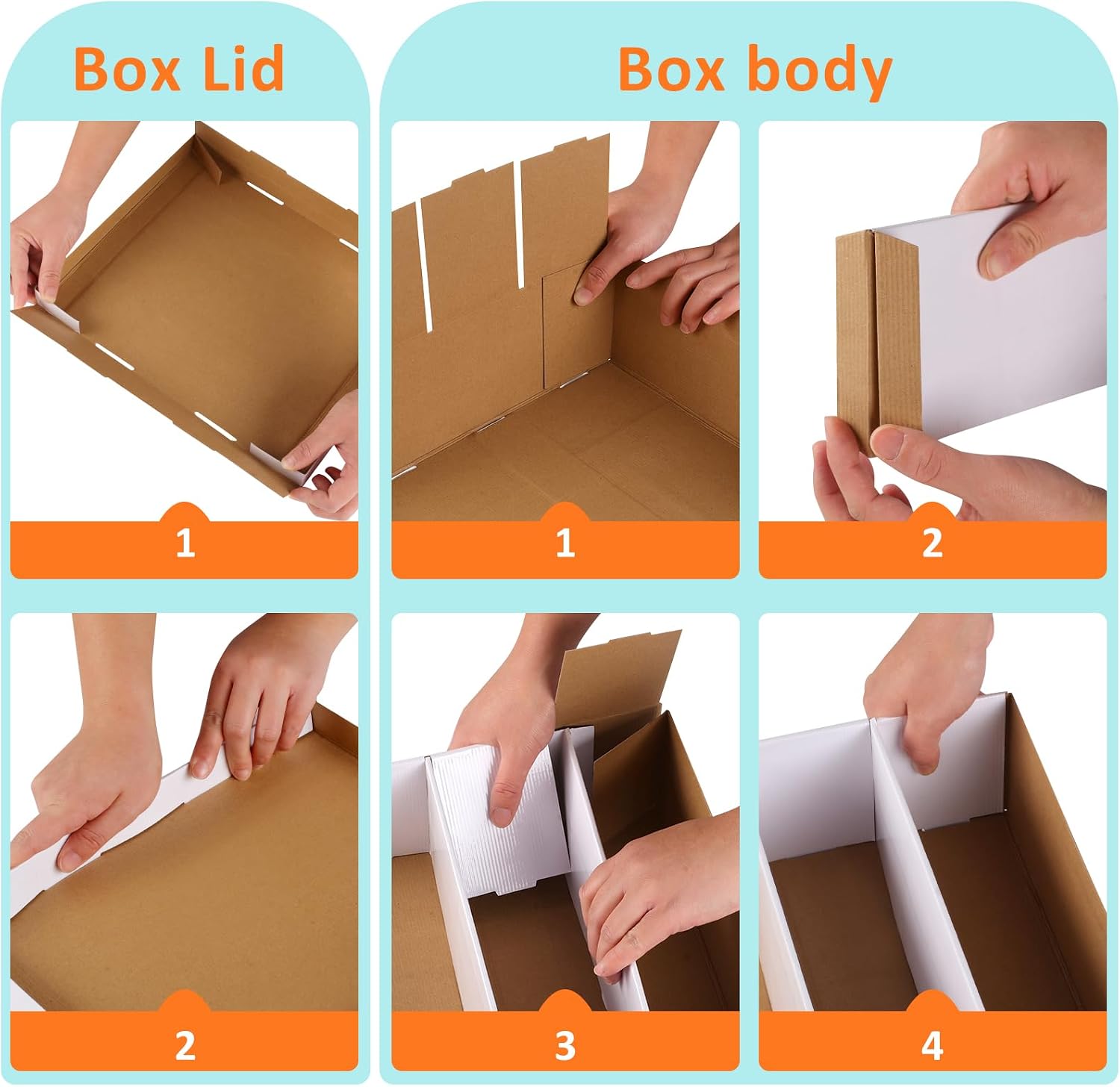 Card Storage Box,3 Rows about 2400 Count Collector Cards Box with Divider,Trading Card Storage Box for TCG/Mtg/Sports