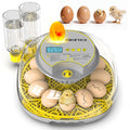 Incubator for Hatching Eggs - 12 Egg Capacity, 360° Viewing for Chicken