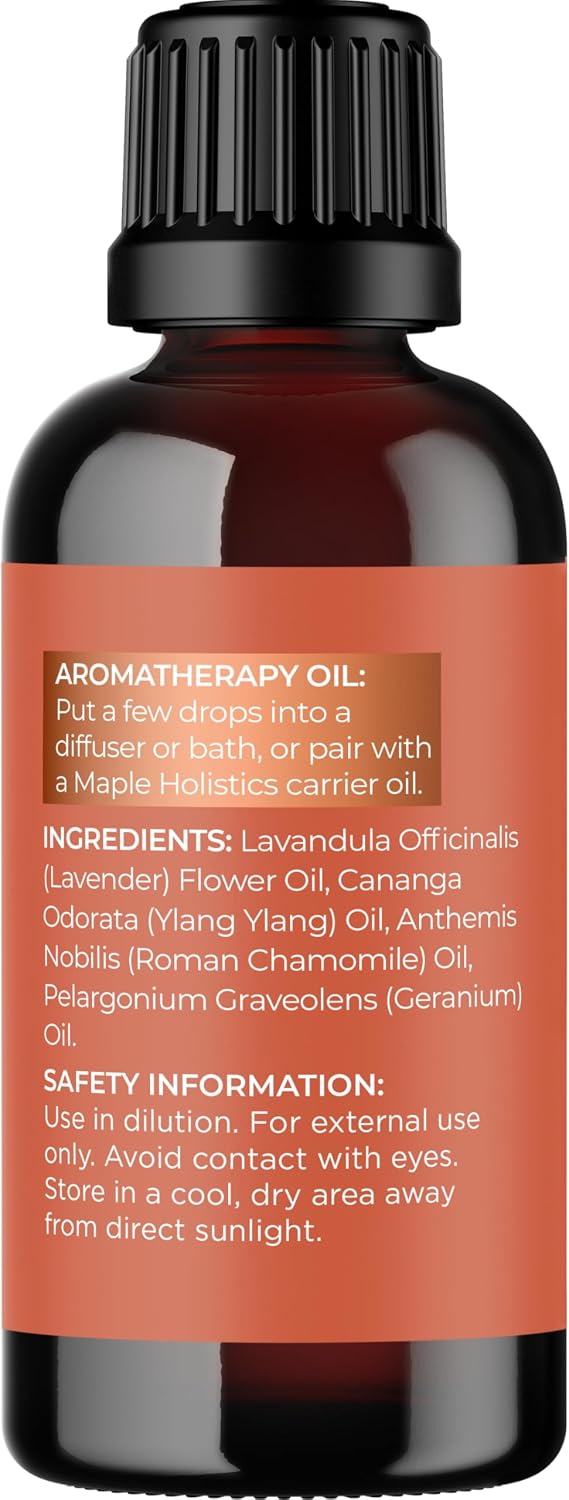 Relaxing Essential Oil Blend for Diffuser - Aromatherapy Blend of Essential Oils for Diffusers for Home and Travel