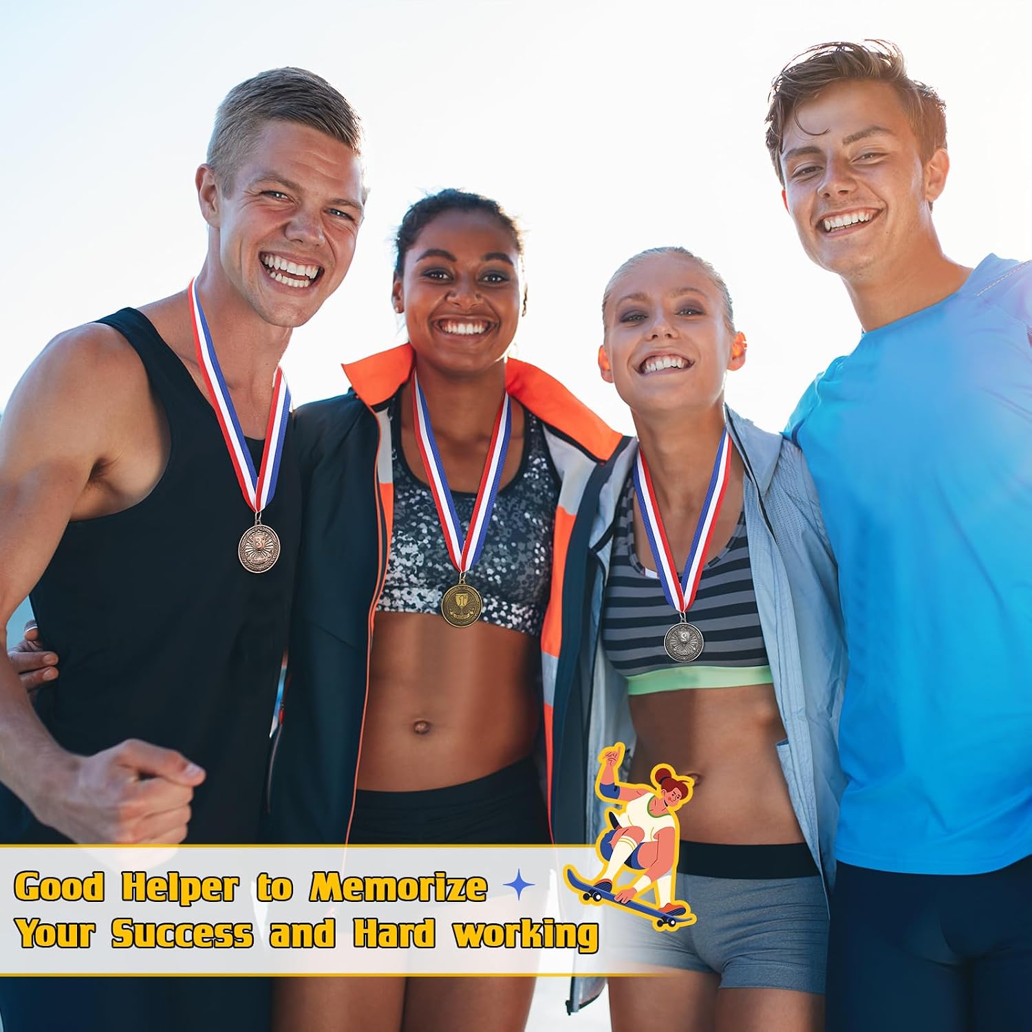 Award Medals 1st 2nd 3rd Place Medals Metal Winner Trophy Awards Gold Silver Bronze Prizes for Sports Competitions