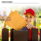 6x9 Catalog Envelopes 50 Pack Yellow Manila Envelopes Gummed