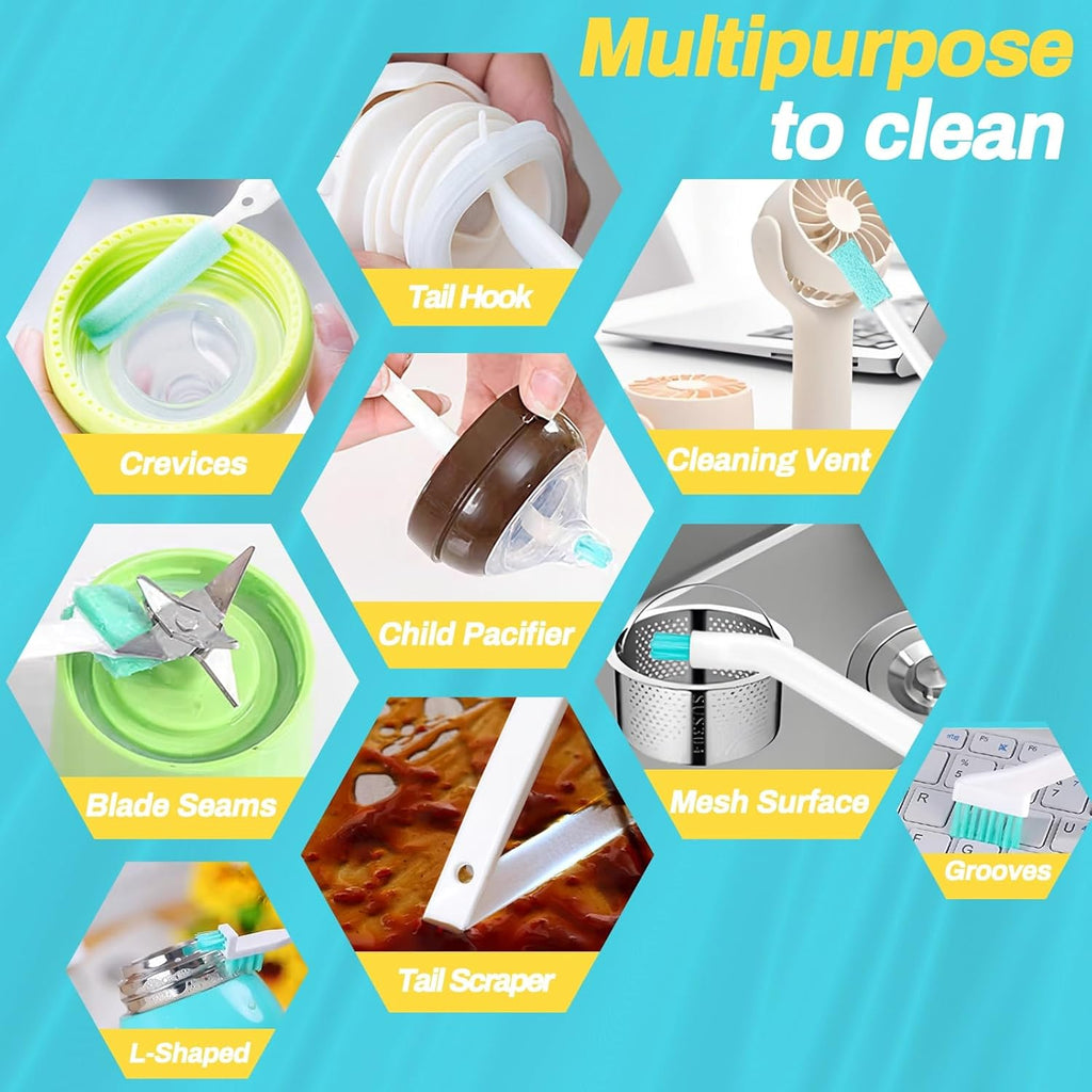 Ice Machine Cleaner Brush Sets, 14pcs Countertop Ice Maker Cleaner Tools, Gap Crevice Cleaning Brushes Tools Small