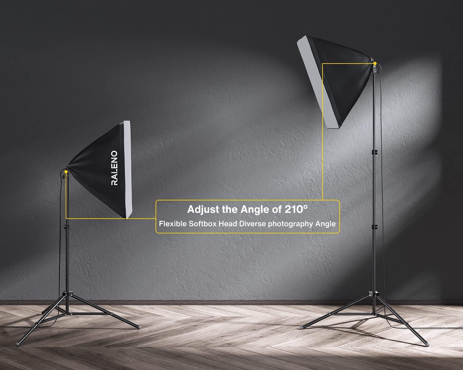 8.5x10ft Photography Lighting Kit with 6x9ft Green Screen Backdrops | LED Bulbs(50W | 5500K | CRI≥97), 6x9ft Green