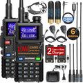 Radio Ham Radio Handheld UV-5R Upgrade Long Range Rechargeable AR-5RM 10W NOAA Weather Emergency Tactical Two Way