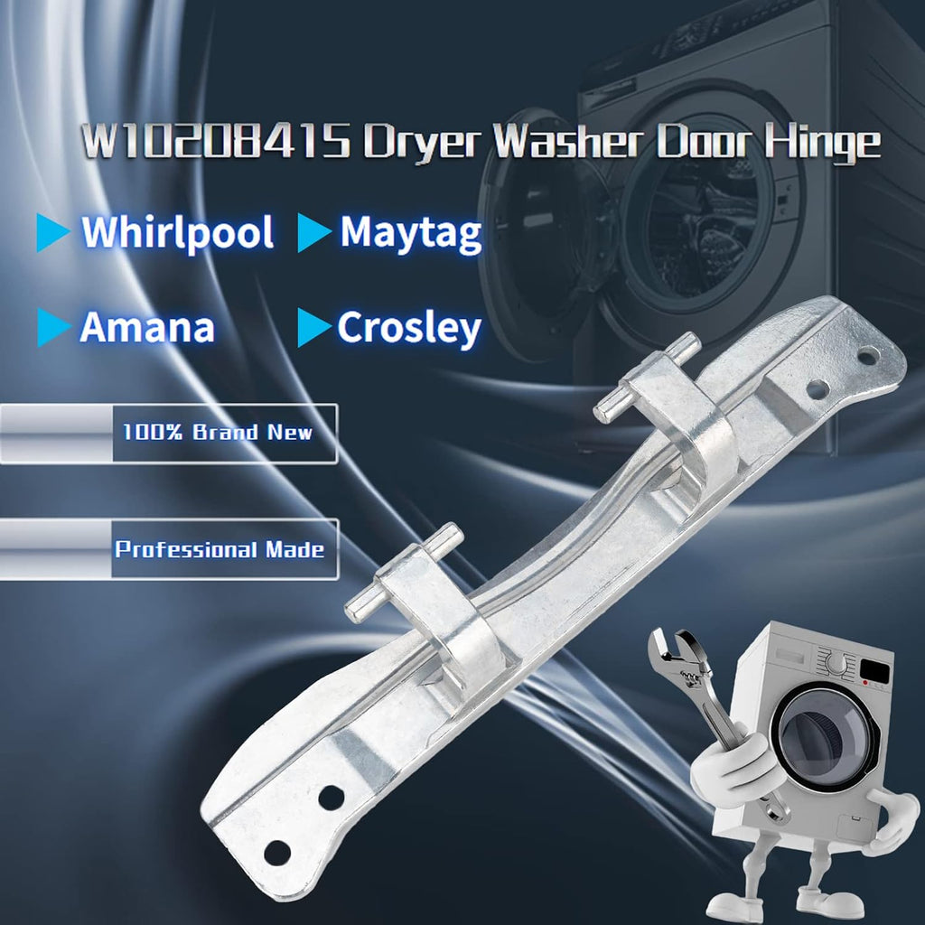 W10208415 Dryer Washer Door Hinge Fit for Whirlpool/Amana/Maytag/Crosley