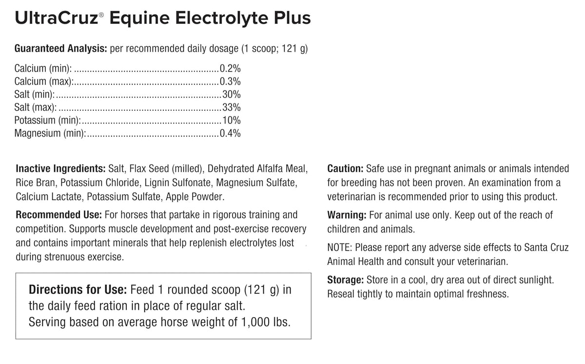 Equine Electrolyte Plus, 5 lb