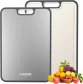 Titanium Cutting Board for Kitchen, Cutting Board Double Sided Food Grade, Pure Titanium/PP, Easy to Clean Large Size