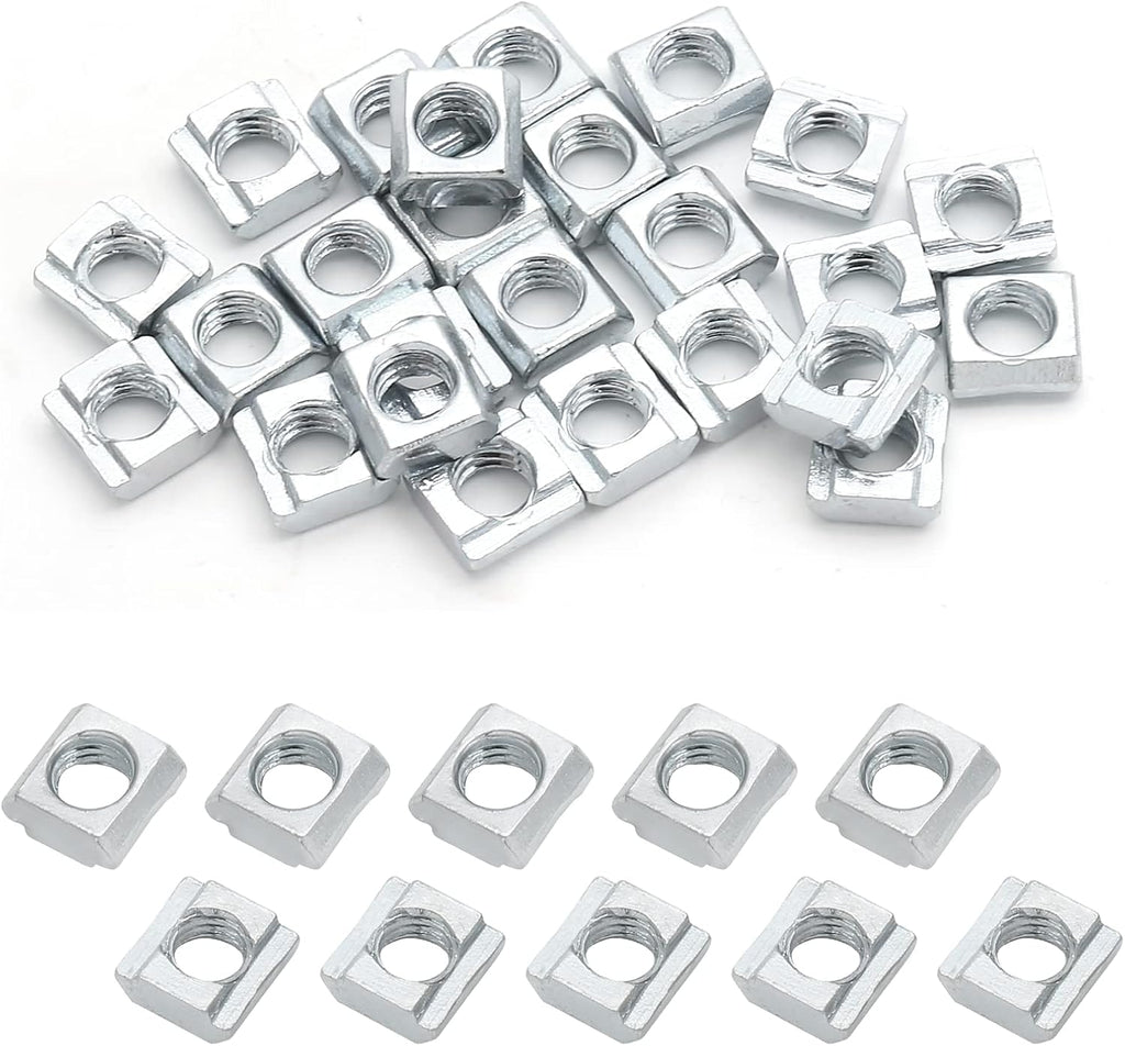 25Pcs M6 Slide T Nut 2020 Extrusion Slot 6mm
