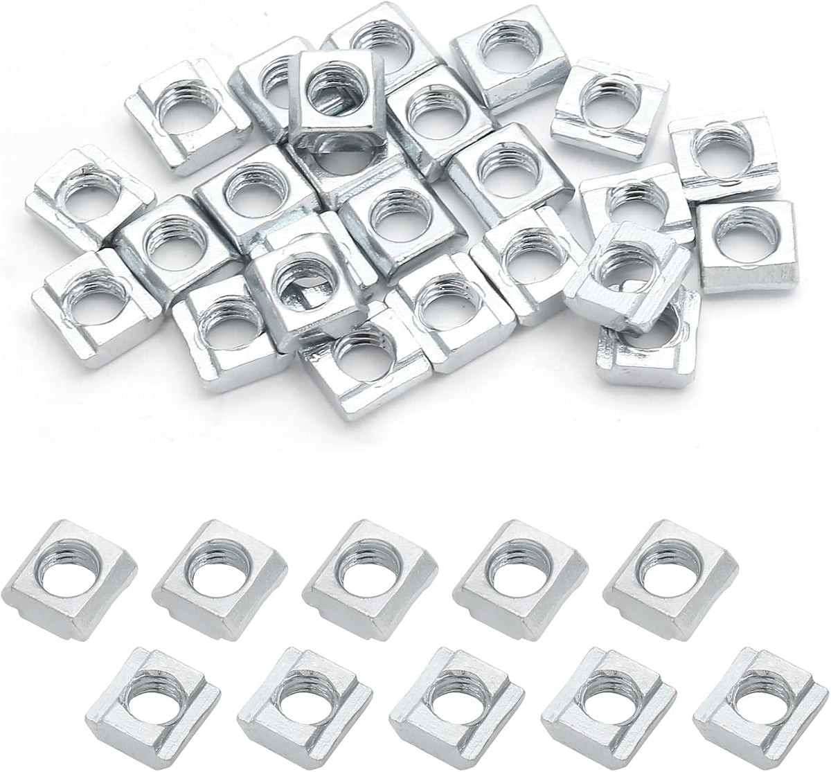 25Pcs M6 Slide T Nut 2020 Extrusion Slot 6mm