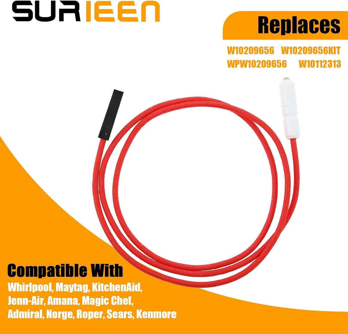 W10209656 W10112313 Gas Range Surface Burner Igniter 2PCS