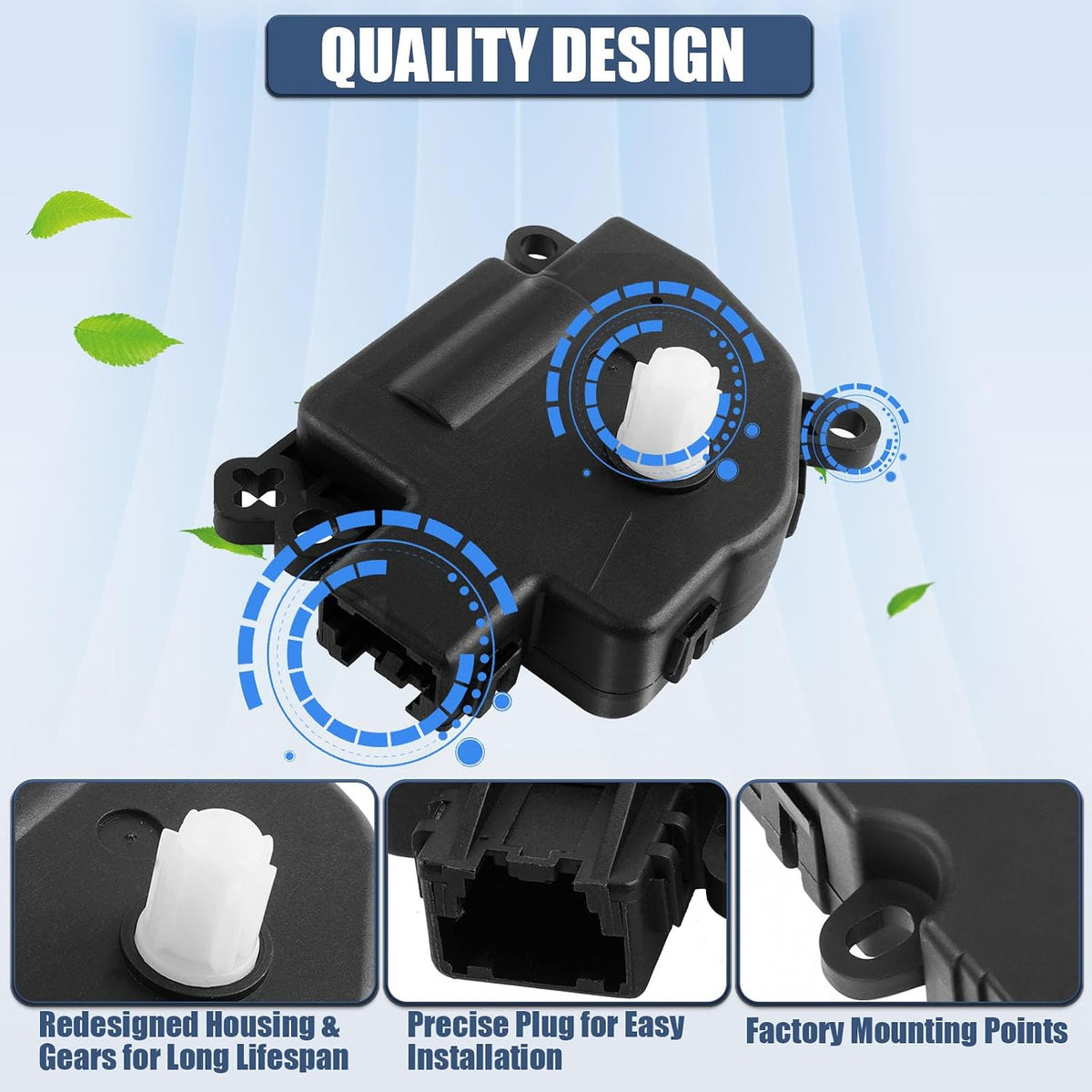 HVAC Heater Blend Door Actuator for Ram 1500 2500 3500 4500 5500 2011-2016