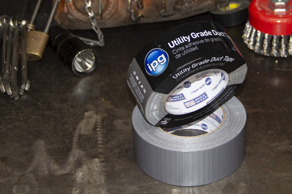IPG - 6555SL Utility Grade Duct Tape 1.88" x 55 yd, Silver (3-Pack)