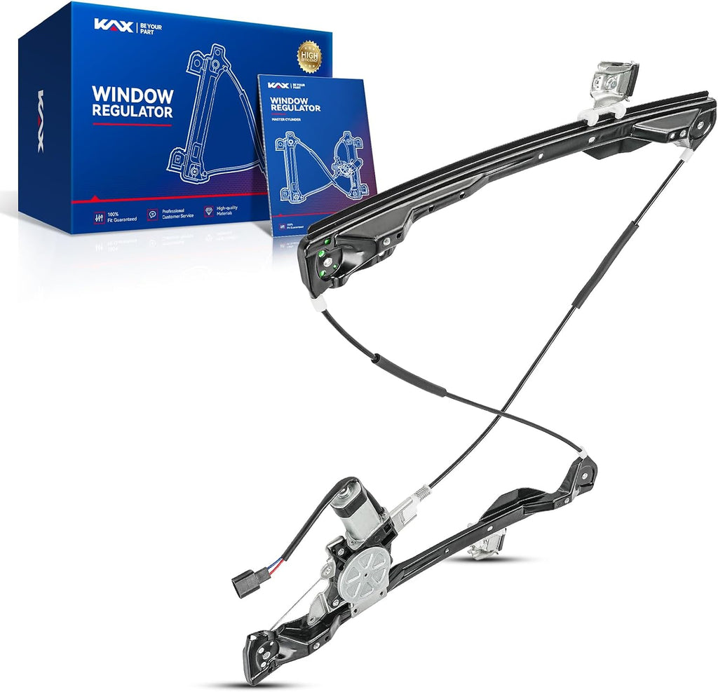KAX 741-174 Power Window Regulator with Compatible with Ford Focus 2000 2001 2003 2004 2005 2006 2007 Front Left Driver Side