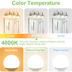 G25 LED Globe Light Bulbs 4000K Daylight E26 Base 60W Equivalent