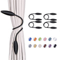 4 Pack DIY Curtain Tiebacks Clips Crystal Decorative Creative Twist Drape Tie Backs European Style Random Modelling