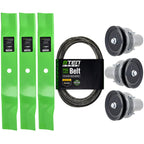 8TEN Blade Spindle Belt Kit for Cub Cadet 942-04415 918-07386 60 Inch Deck