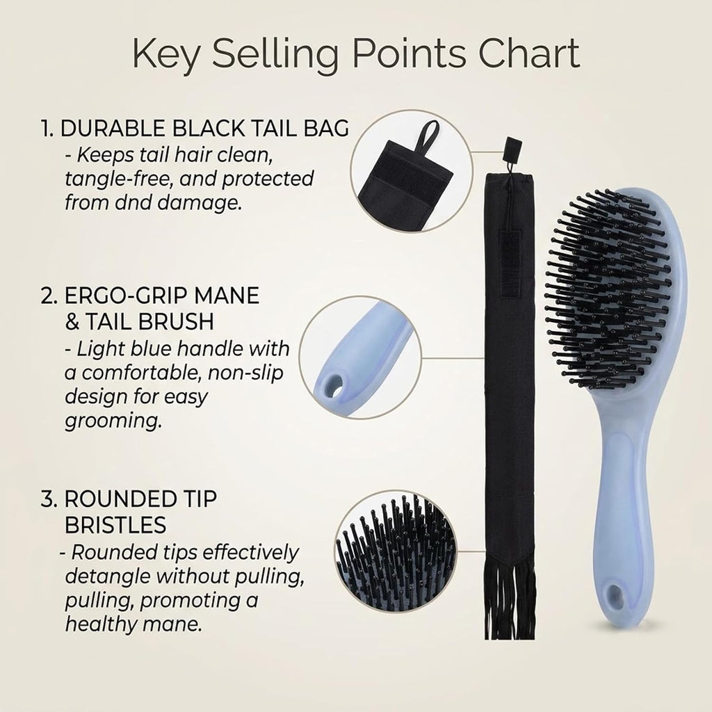 Equine Mane & Tail Combs Horse Brush