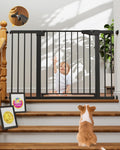 29.7-48" Baby Gate for Stairs, Mom's Choice Awards Winner-Dog Gate for Doorways, Auto Close Safety Pet Gate for Dogs