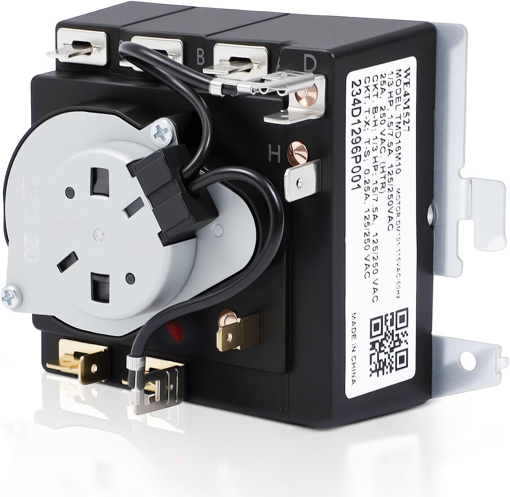 WE4M527 TMD16M10 WE4M365 234D1296P001 Dryer Timer Compatible with GE Dryer