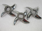 3-PACK Size #22 Stainless Steel meat grinder knife SHARP Dishwasher safe