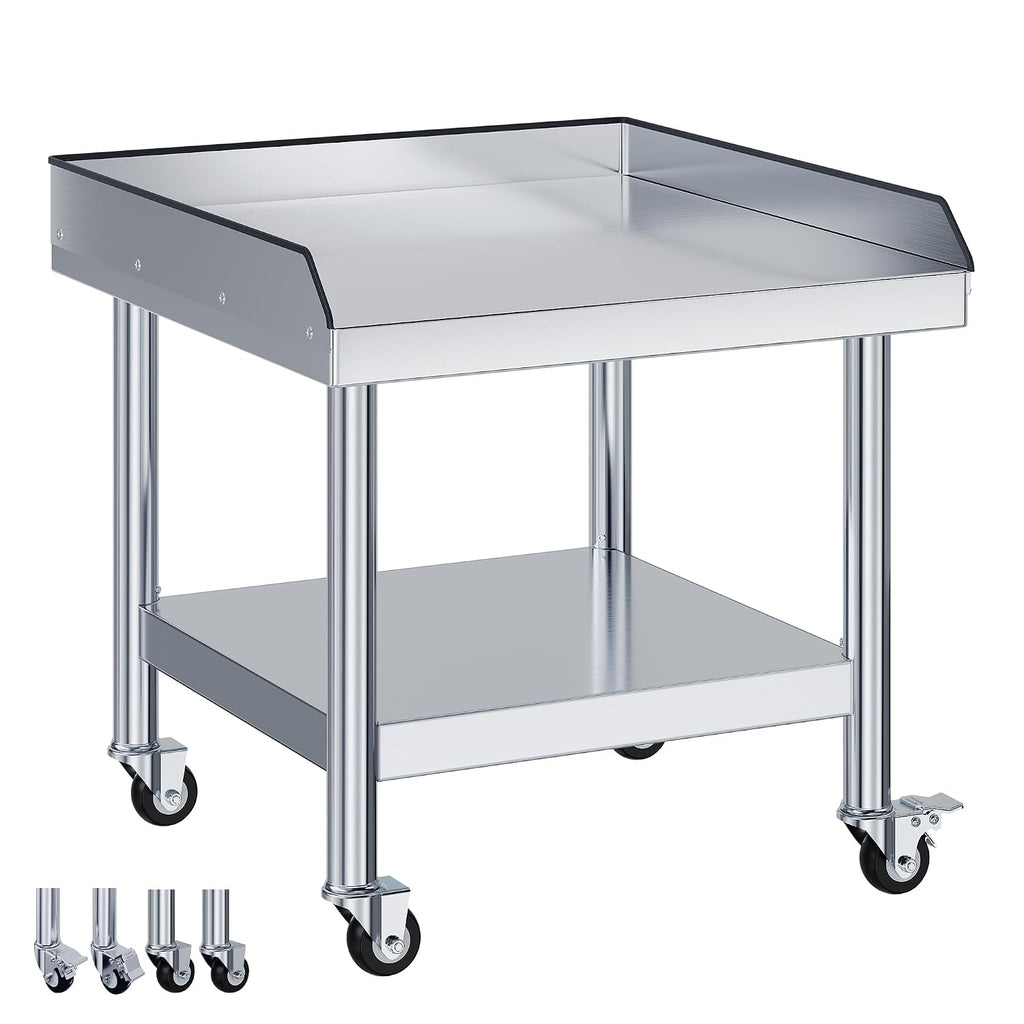 25-Inch Stainless Steel Equipment and Grill Stand
