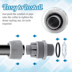 6Pcs 3/4 Inch NPT Liquid Tight Connector