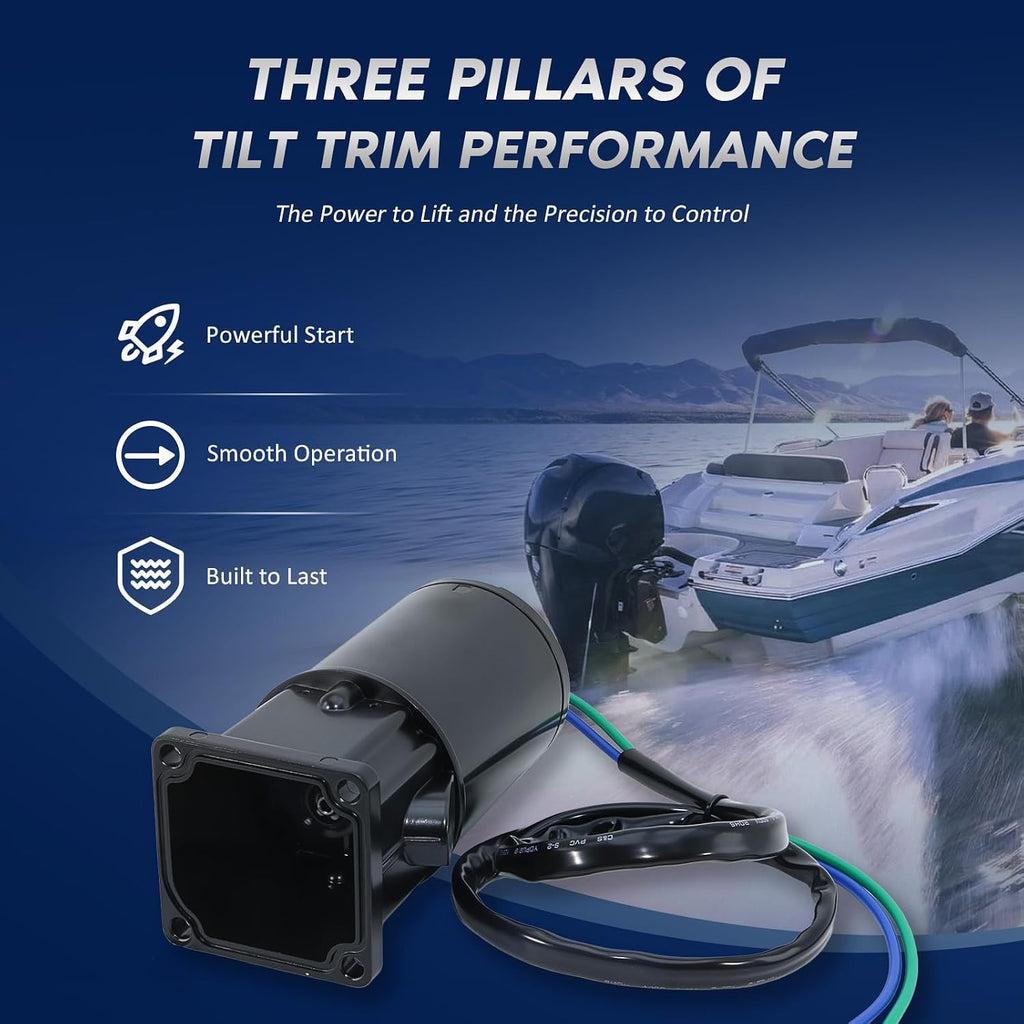 Tilt & Trim Motor for Force Mercury 30-125HP Single Ram