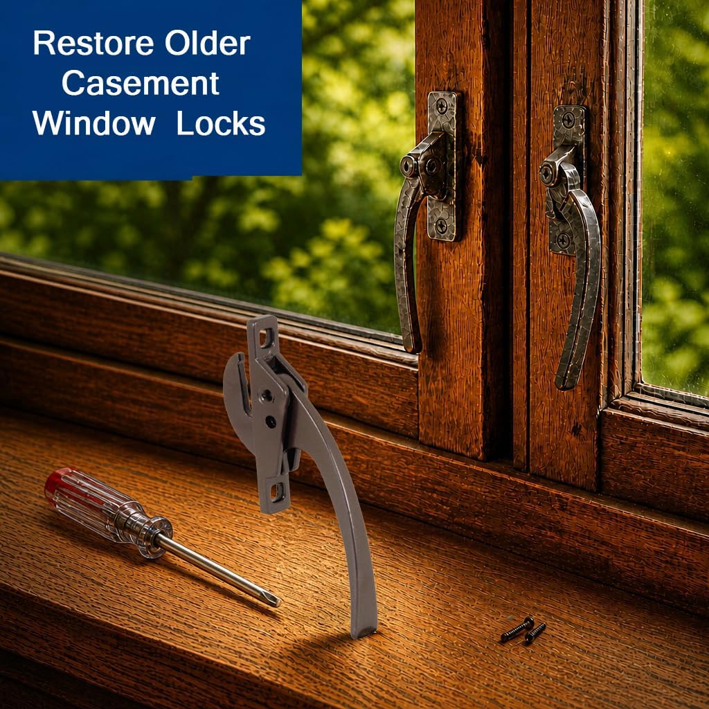 H 3540 Bronze Casement Window Locking Handle (Single Pack)