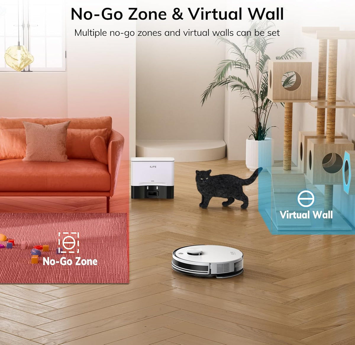A30 Pro Robot Vacuum and Mop,10000Pa Max Suction | 60 Days Self Emptying, LiDAR Navigation, 150 Min Max, App, Remote