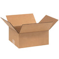 984 Corrugated Cardboard Box 9" L x 8" W x 4" H, Kraft, for Shipping, Packing and Moving (Pack of 25)