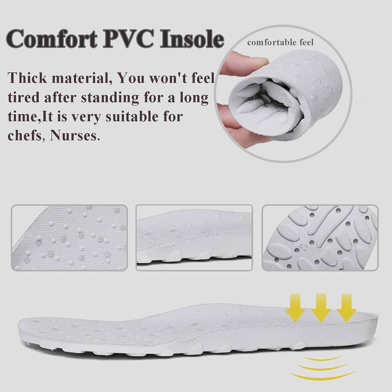 Men Non Slip Work Shoes, Waterproof Chef Shoes, Food Service Shoes for Restaurant, Oil Resistant Kitchen Work Clogs
