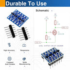 10PCS 4-Channel Logic Level Shifter Modules, 3.3V to 5V Converter