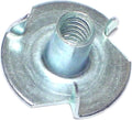 Hard-to-Find Fastener 014973322557 Pronged Tee Nuts, 6-32, Piece-100