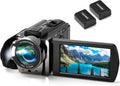 Video Camera Camcorder Digital Camera Recorder Full HD 1080P 15FPS 24MP 3.0 Inch 270 Degree Rotation LCD 16X Digital