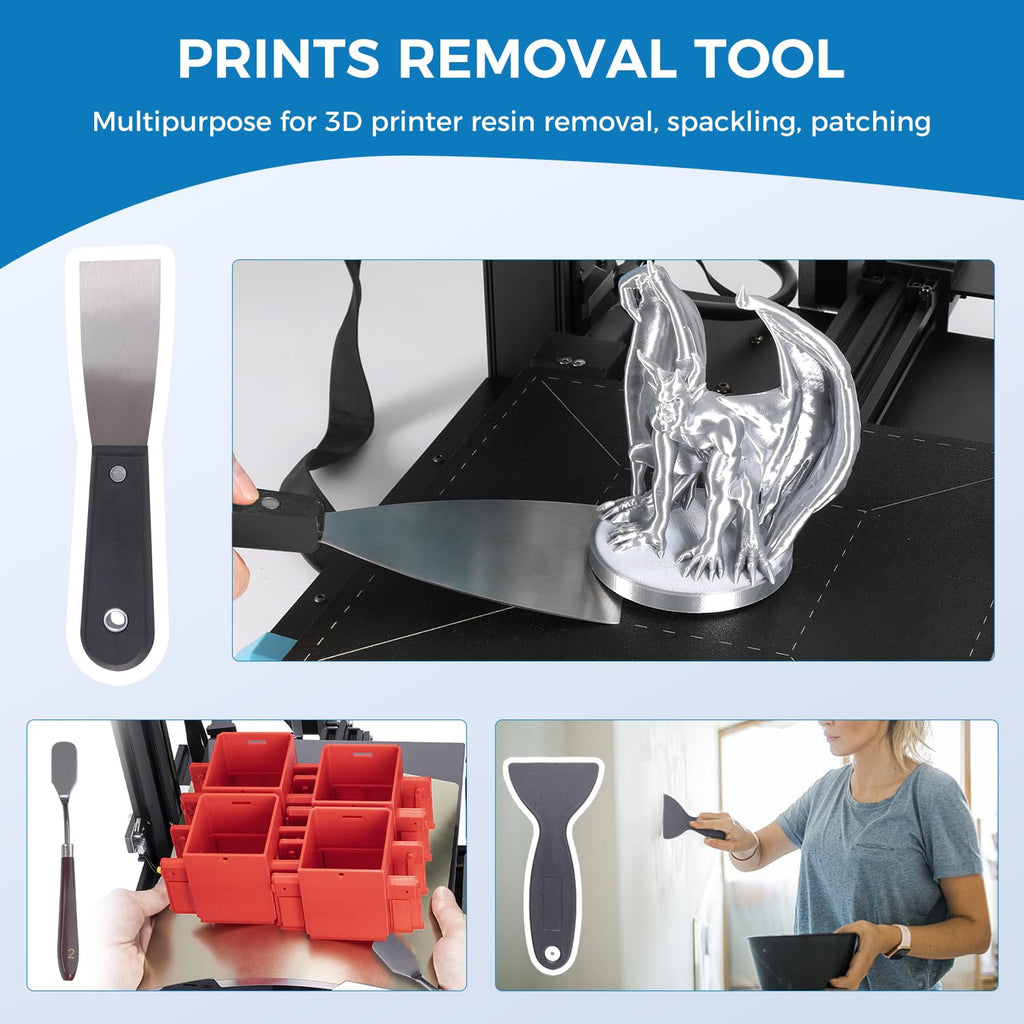 3D Printer Tools Kit, 36 PCS 3D Printer Accessories with Deburring Tool, Digital Caliper, Art Knife Set, Removal