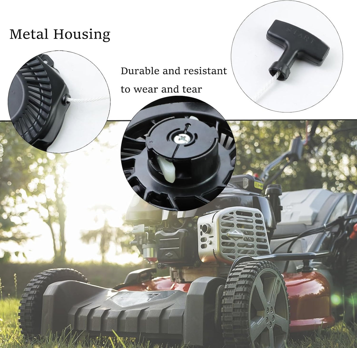 DVBB Recoil Starter Compatible with Briggs Stratton 591301