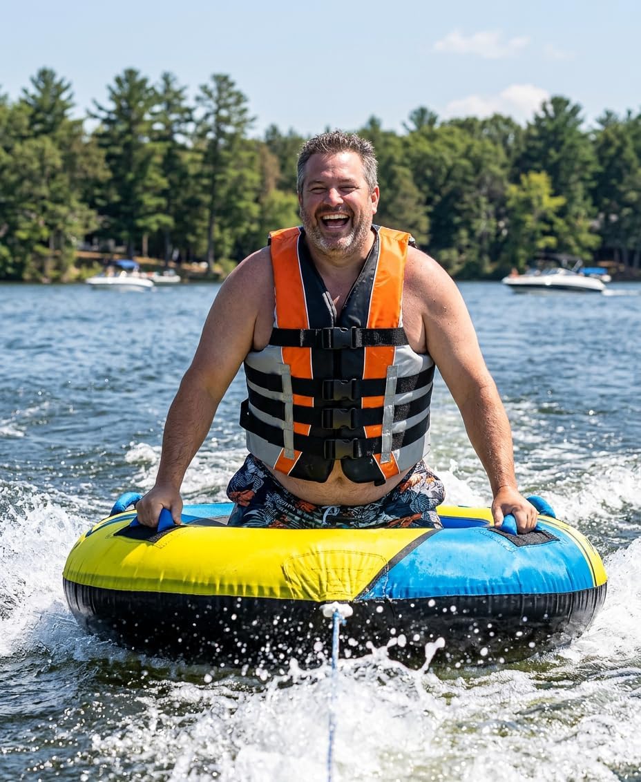 High-Performance Hardcore Adult Life Vest | USCG Approved Safety Flotation Device for Water Sports, Boating, and