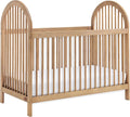 Everlee Convertible Island Crib, Honey Wood
