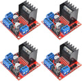 WWZMDiB L298N Motor Driver Controller Board DC Dual H Bridge Module for Arduino Raspberry Pi Stepper Motor (4 Pcs, L298N)