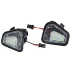X AUTOHAUX 1 Pair Side Mirror Puddle Light LED for VW CC 11-19 White